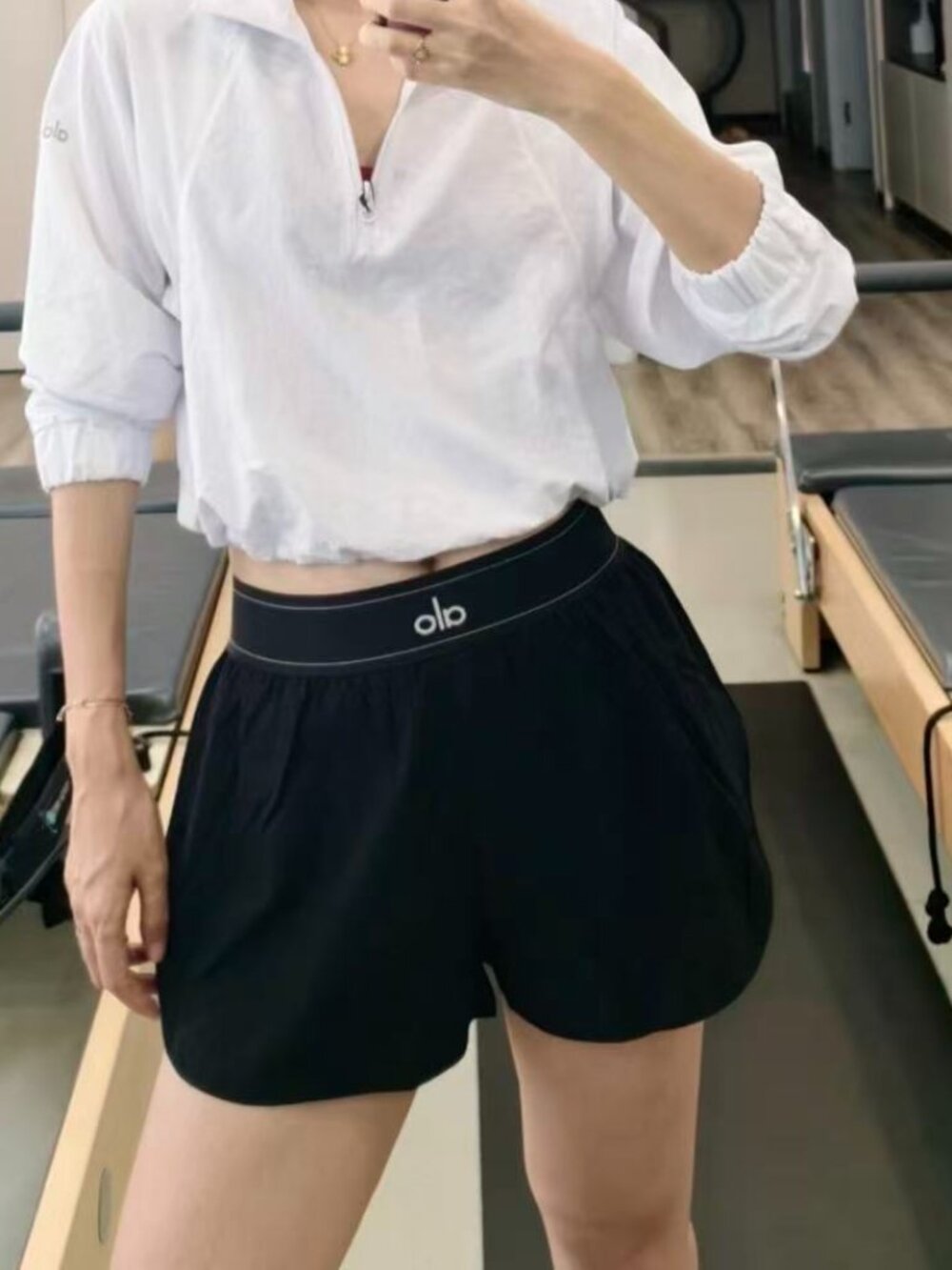 Brand new Alo Yoga🍅Match Point Short Black🍓Tennis Inspired Athleisure